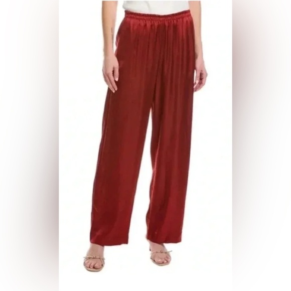 NWT VINCE Drop-Waist Fluid Pull-On Pant Elastic Smocked Waist XL - Picture 11 of 16